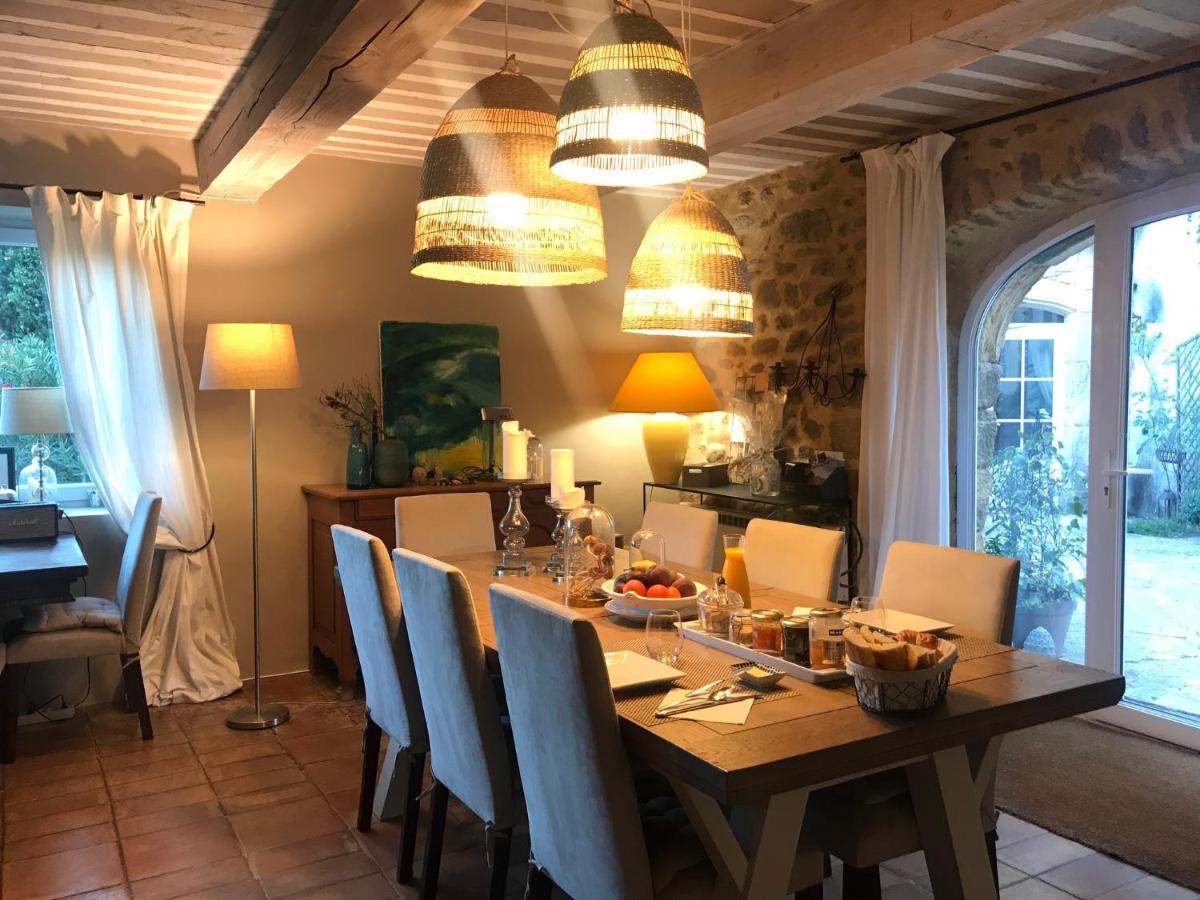 Bed and Breakfast Les Aiguieres En Provence Suze-la-Rousse Exterior foto